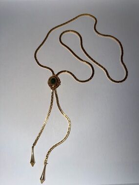 Vintage Sarah Coventry Gold-Tone Lariat Necklace